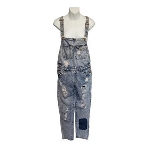 SPOON Jeans Denim Overalls Juniors Size 7 Farm Girl